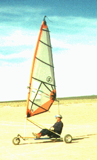 Manta with 5 meter wind surf sail