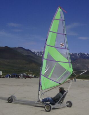 Dave Lord in Dirt Boat